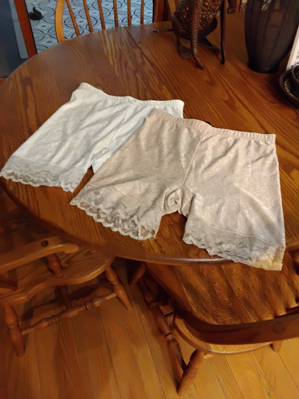 Women’s Lace-Trim Comfort Shapewear  - White & Cream